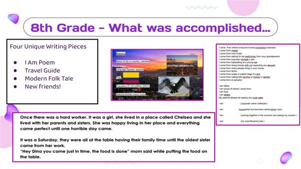 Slides about Acceleration Academy for CPS Middle School Students - February 2024